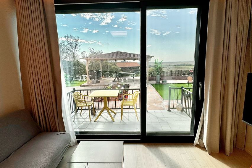 개인테라스 바베큐 마당