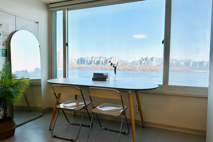 주차가능 한강뷰 통창 