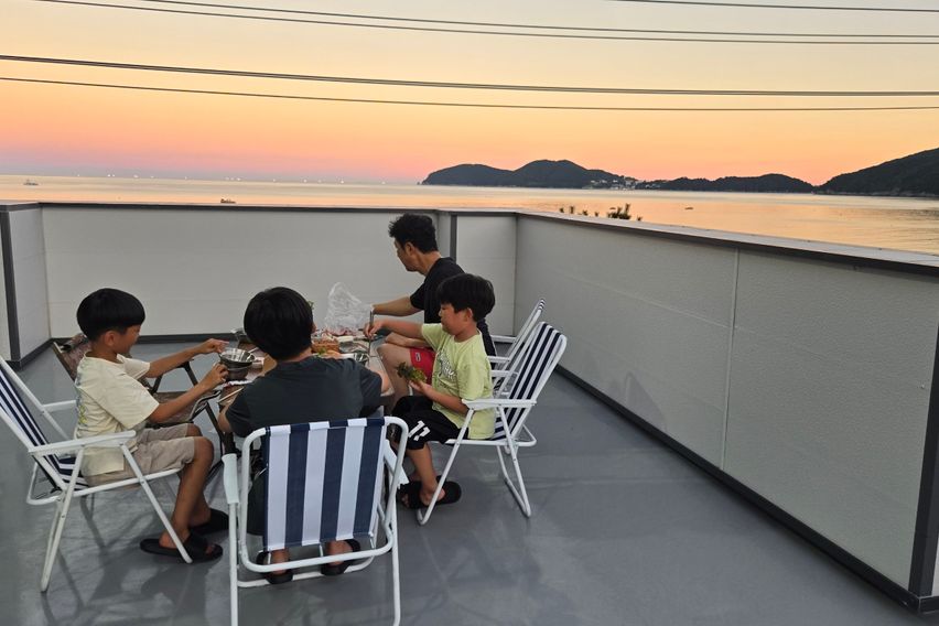 5초 거제 몽돌바다