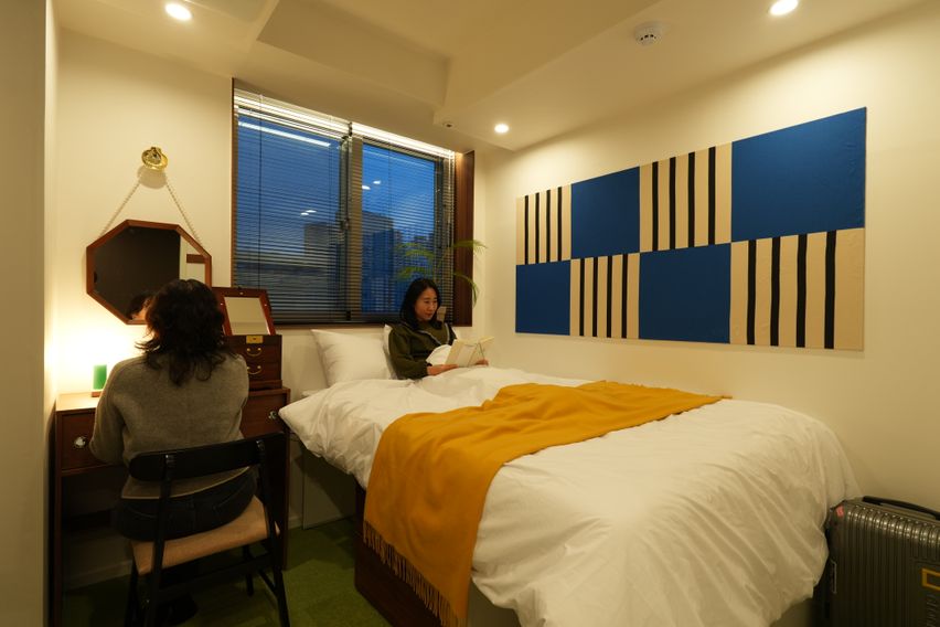 호텔급더블침대 2인거주