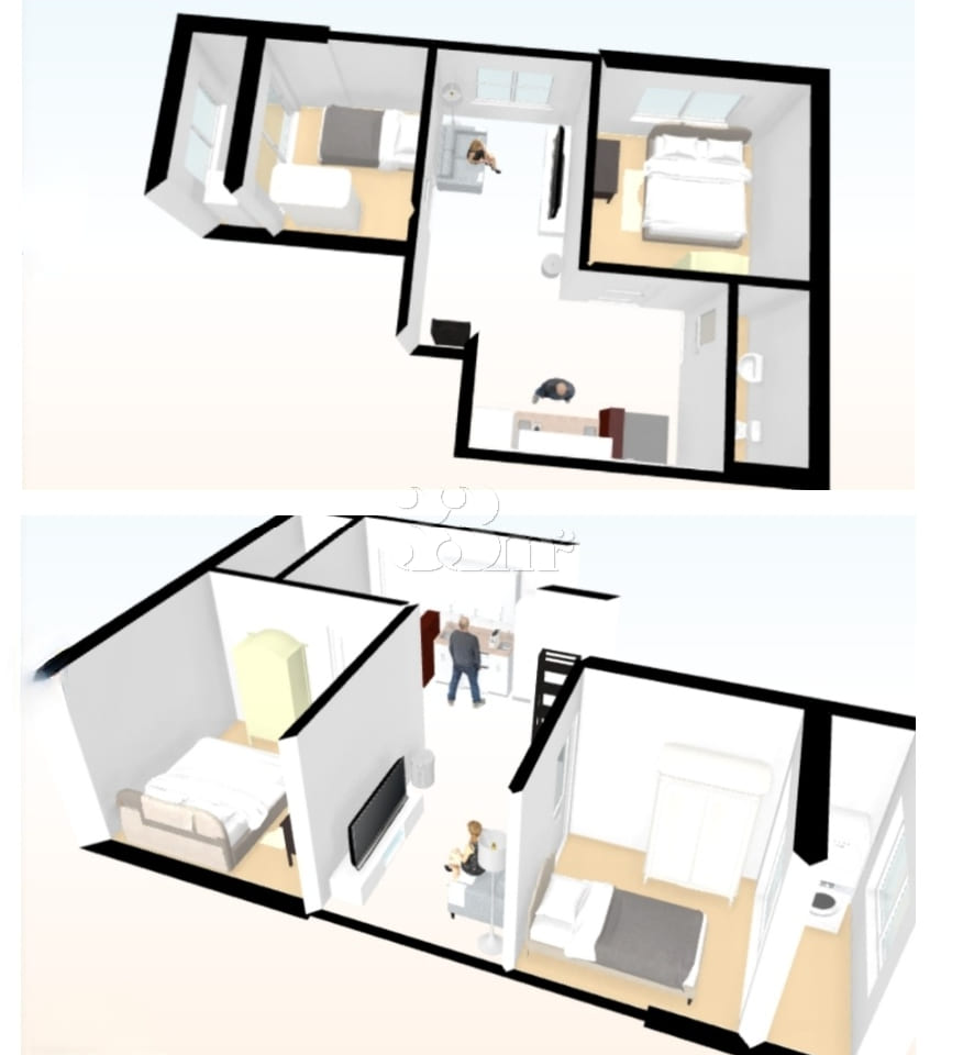 Namsan 2-room apartment, Itaewon, free parkin 3th image