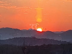 ♥️Sunrise over Bukhansan from Hwajeong Statio 7th image