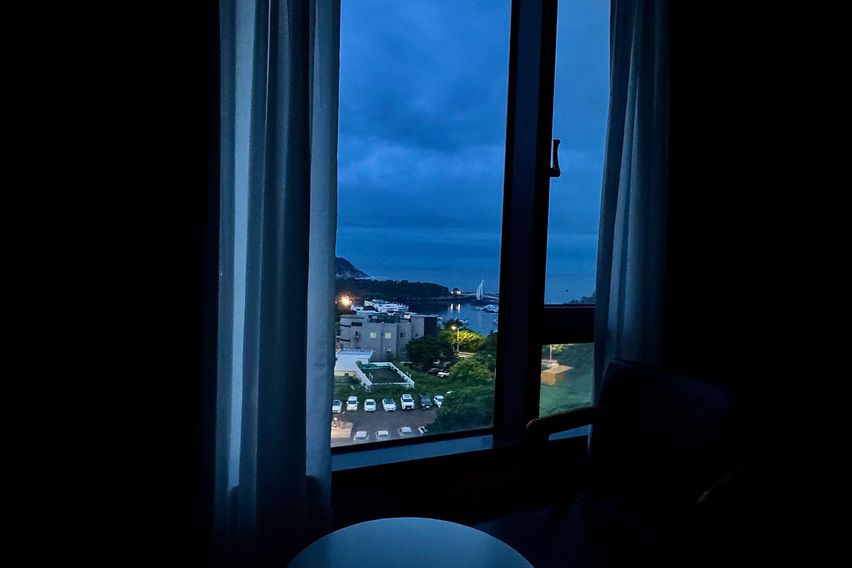 서귀포 바다 풍경 객실