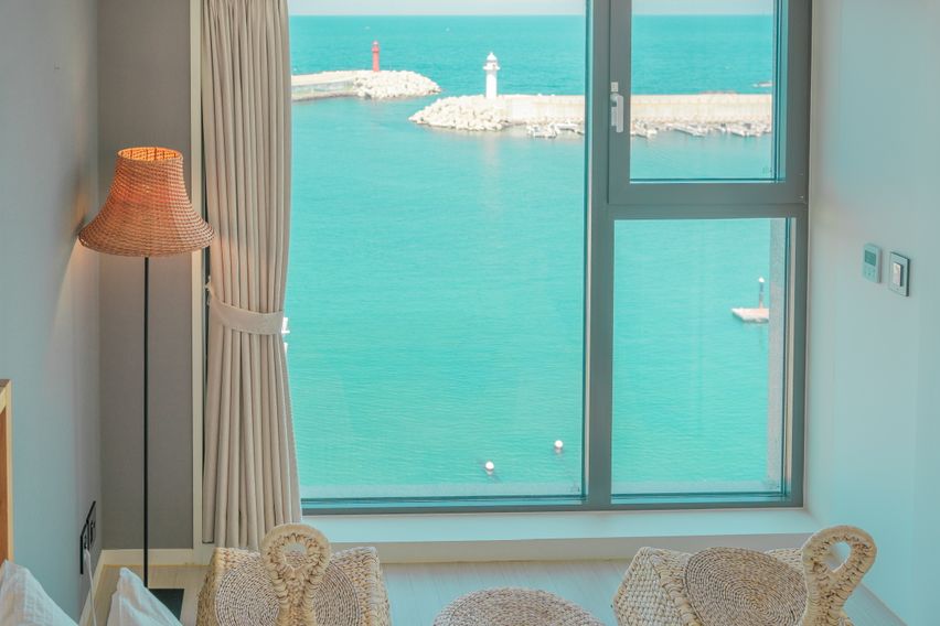 제주 바닷가 감성숙소