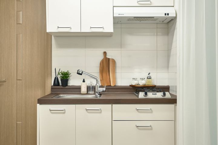 Fully furnished studio with a separate living 12th image
