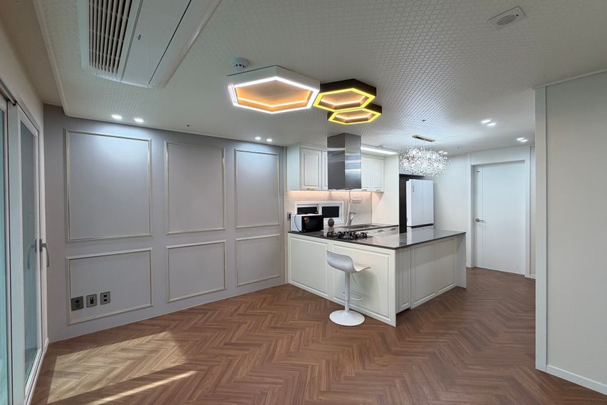 야외 테라스가 넓은 집