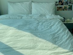 퀸침대호텔침구통창뷰✨ 2번째 이미지