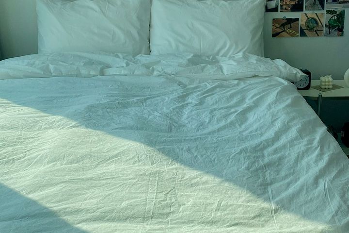 퀸침대호텔침구통창뷰✨ 2번째 이미지