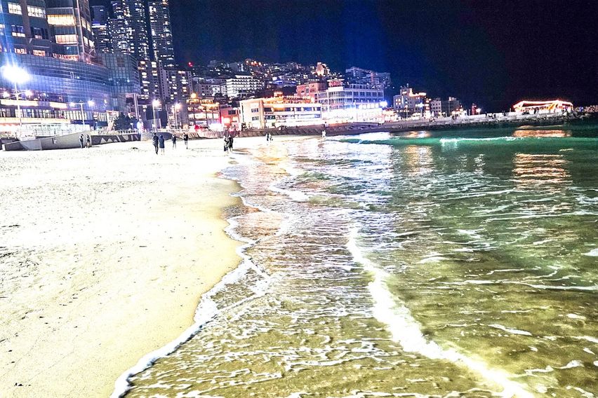 해운대해변과요트경기장뷰