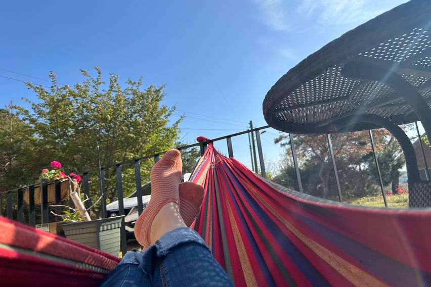 테라스의 아침 전원독채