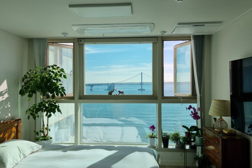 광안리 바다 10초.