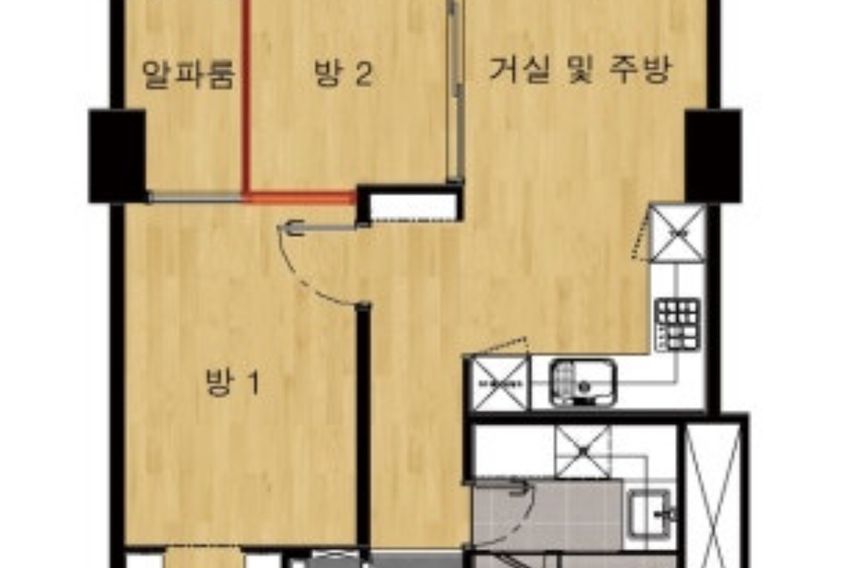 투룸 2Bed 트인뷰