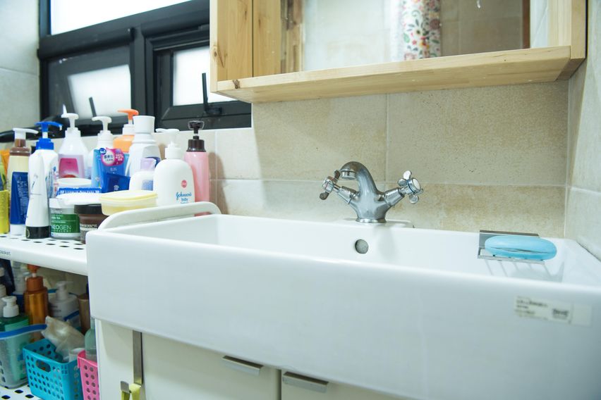 아늑한 공용욕실 방