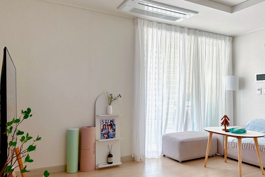 침실거실분리65인치티비