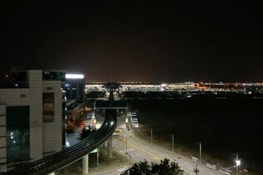 인천공항 선셋 통창뷰