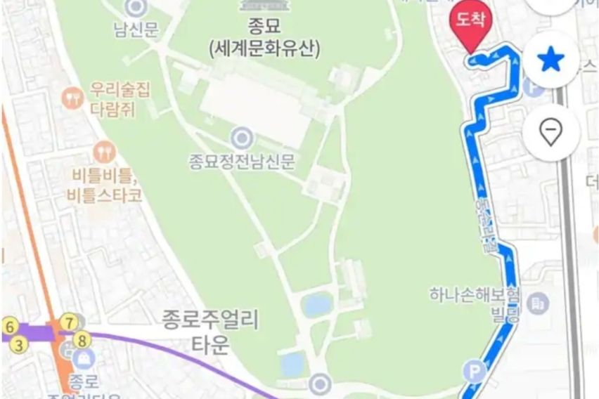 종로3가역도보신축원룸B