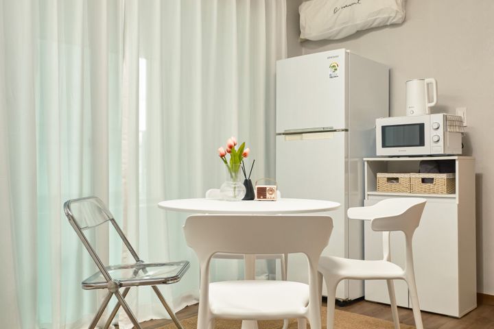 Fully furnished studio with a separate living 11th image