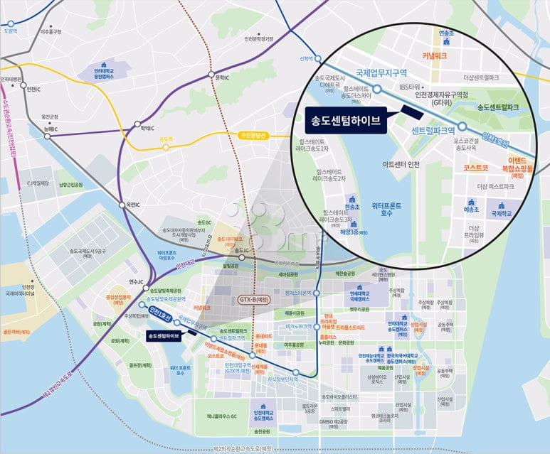 Songdo ❤️ 2 bedrooms + 2 bathrooms + duplex 18th image