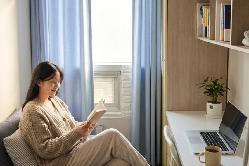 고시텔로 외창방입니다 0번째 이미지