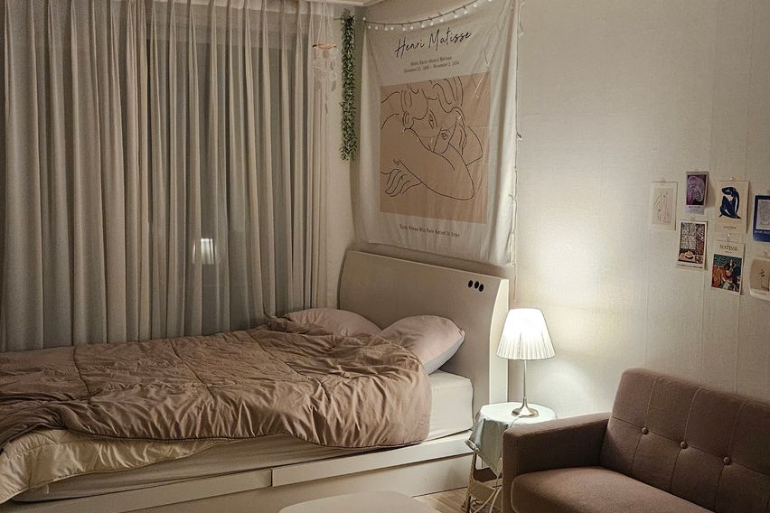 아늑하고 포근한 방 