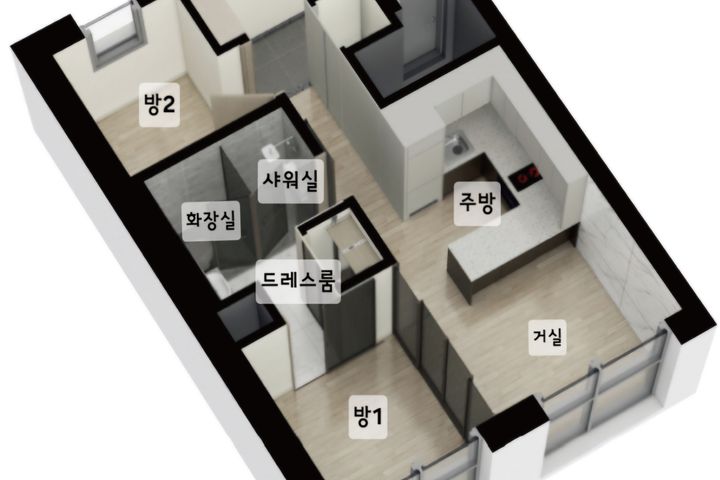 New 2-bedroom apartment with Han River view ✨ 19th image
