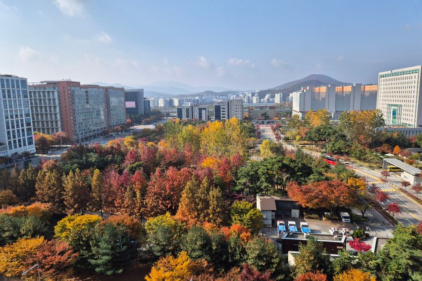 테라스에서 공원뷰~복층