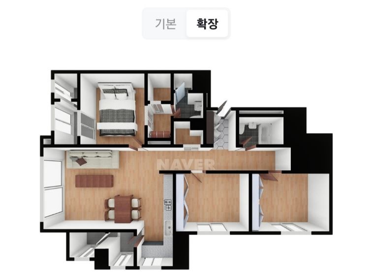지제역29평3룸아파트