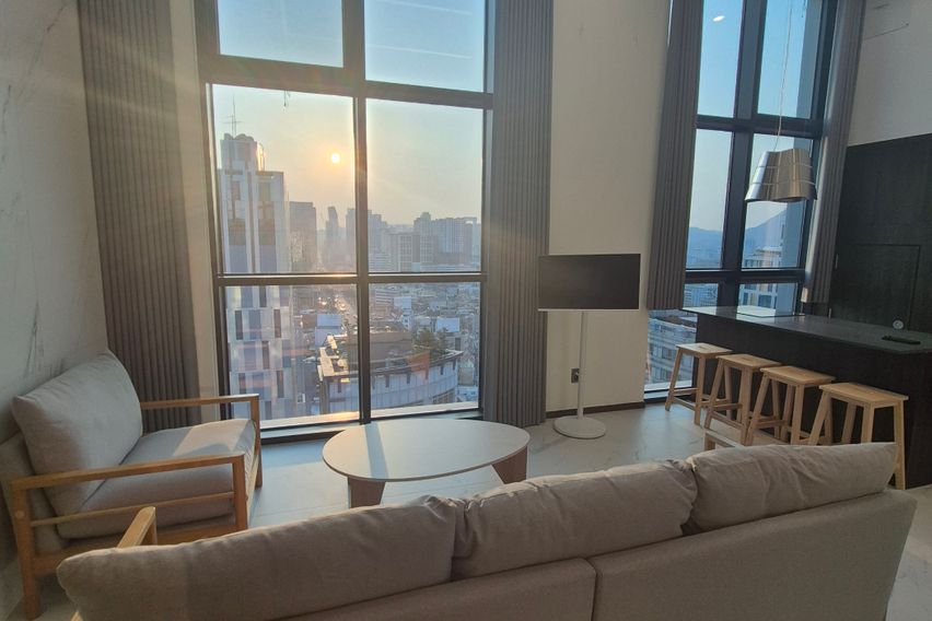 전망 최고, 신축건물