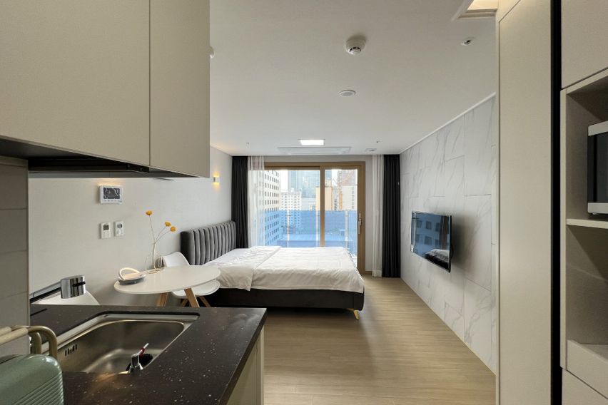 도심의 아파트 분리형