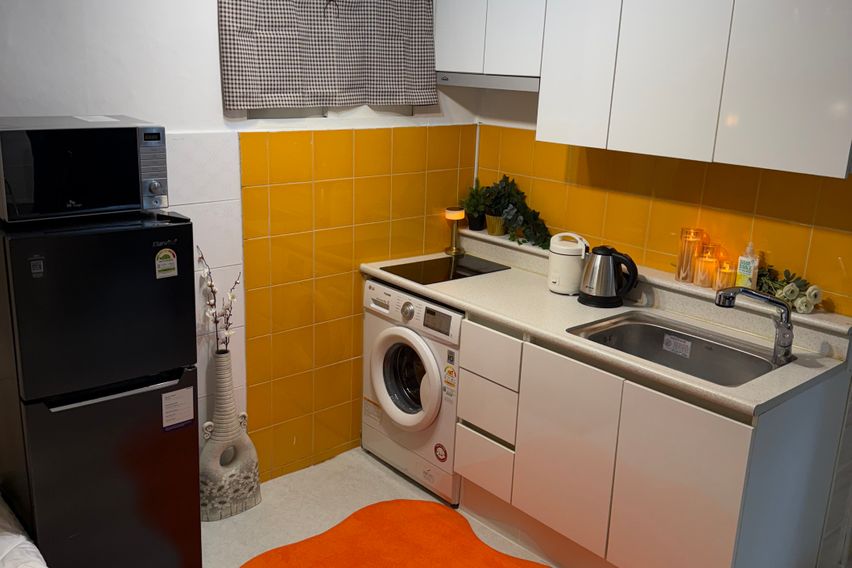 홍대역3분/3인/세탁기