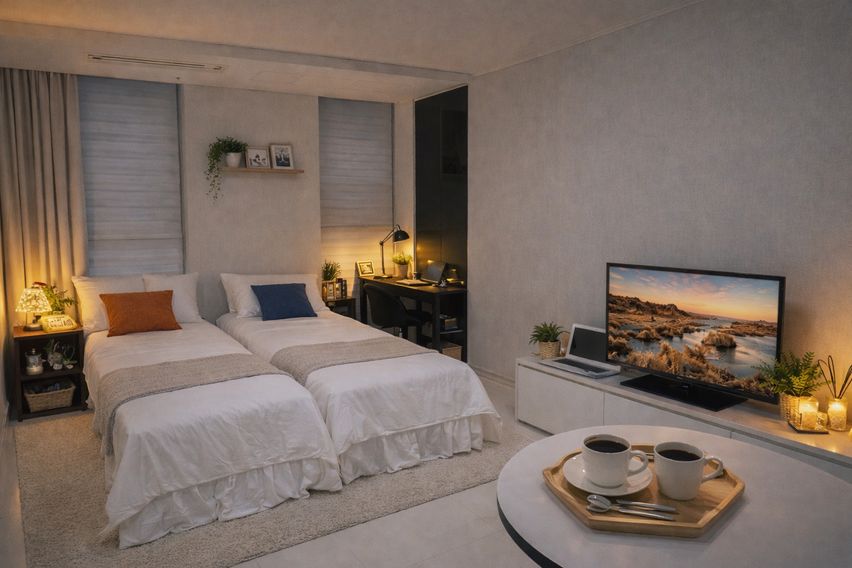 천안아산역5분 2인가능