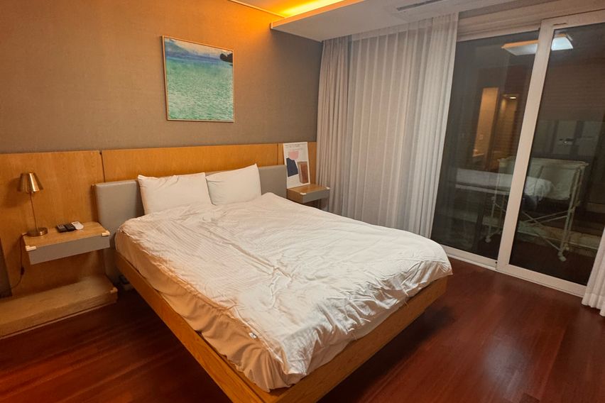 한림 3룸 팬션 앞마당