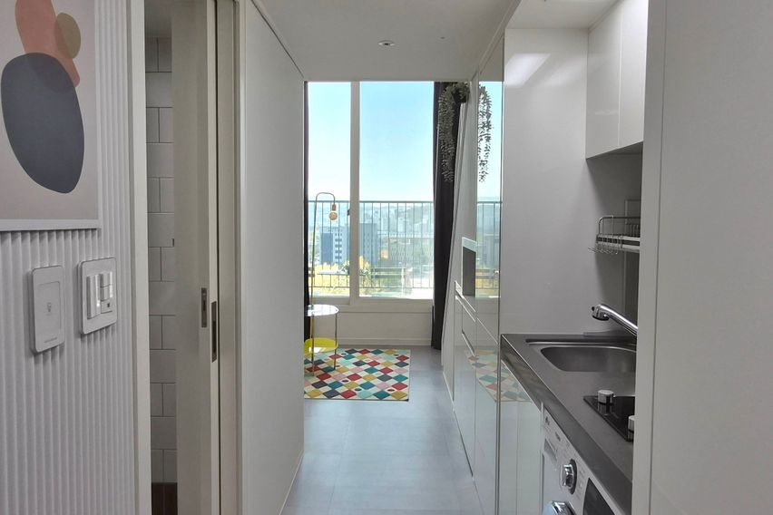 테라스에서 공원뷰~복층