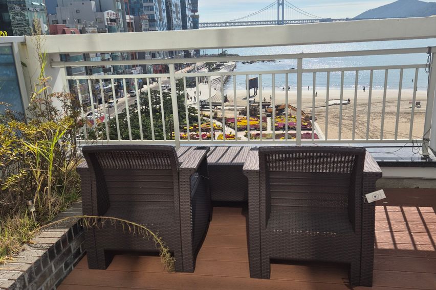 광안오션뷰 넓은테라스.