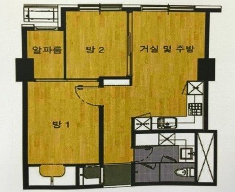 투룸2bed 새가구💗