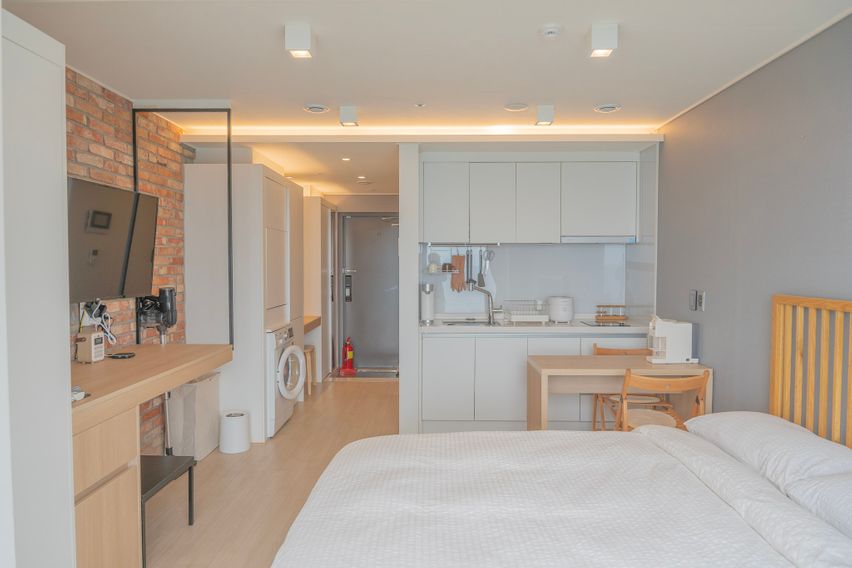 제주 바닷가 감성숙소