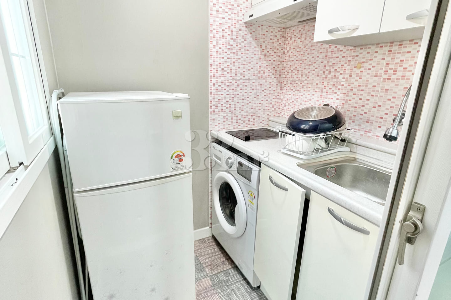 Newly remodeled white-toned room 8th image
