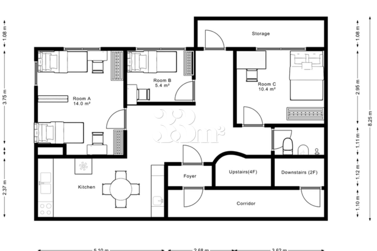 Women's shared room A, 1 bed 7th image
