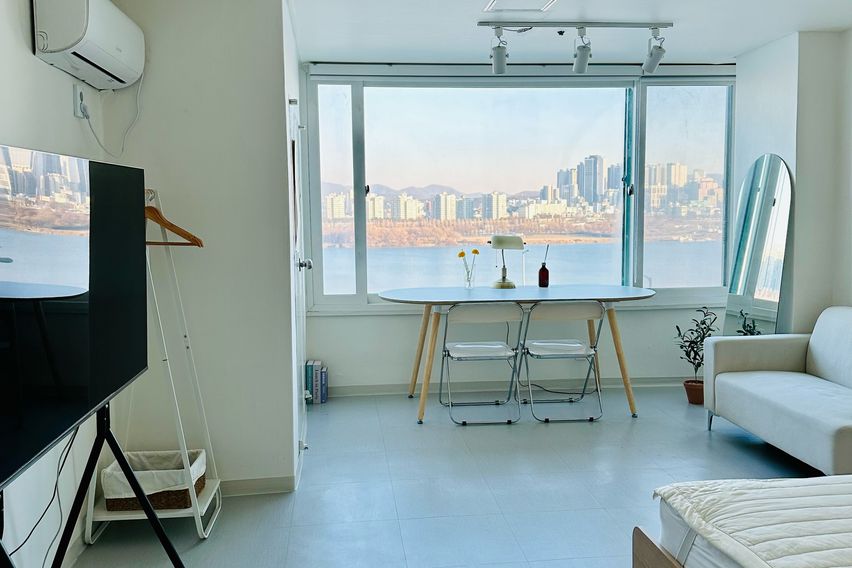 주차가능 한강뷰 통창 