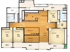 50-pyeong apartment, 4 rooms, 2 bathrooms 6th image