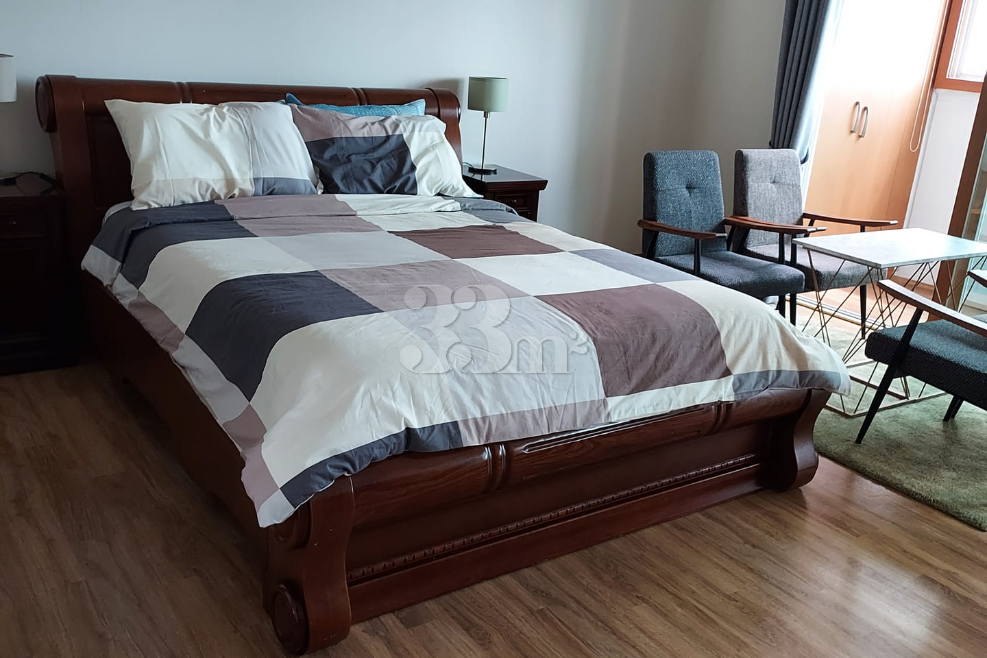 Three-bedroom apartment with full options in 5th image