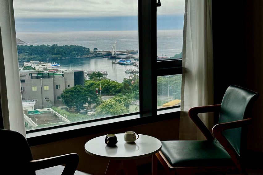 서귀포 바다 풍경 객실