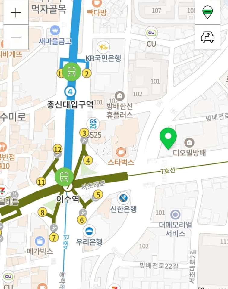Bangbae, Isu Station, Banpo, Sadang, Nonhyeon 6th image