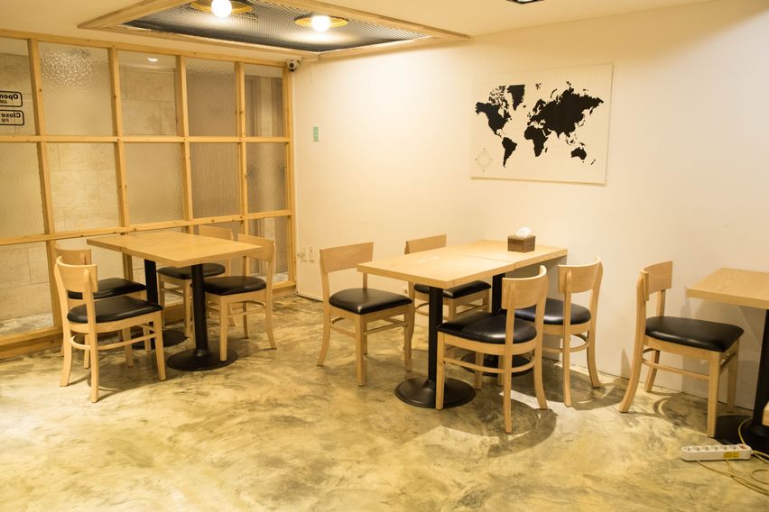 아늑한 공용욕실 방