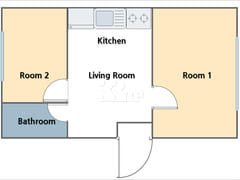 π Samsung Two-Room Apartment #SeolleungPark 1th image