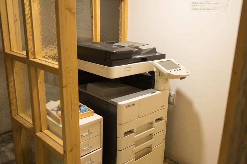 아늑한 공용욕실 방