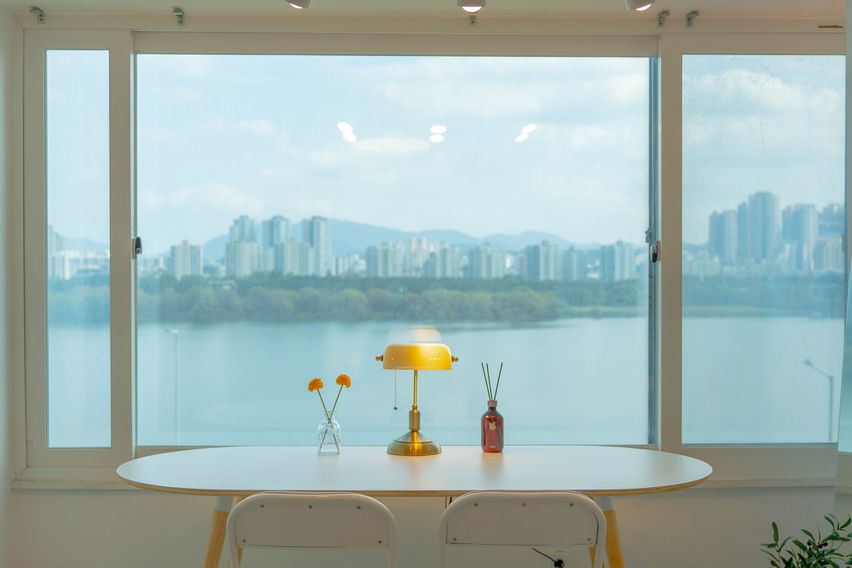 주차가능 한강뷰 통창 