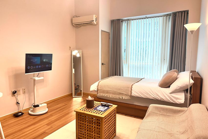 오리역1분 복층4인가능