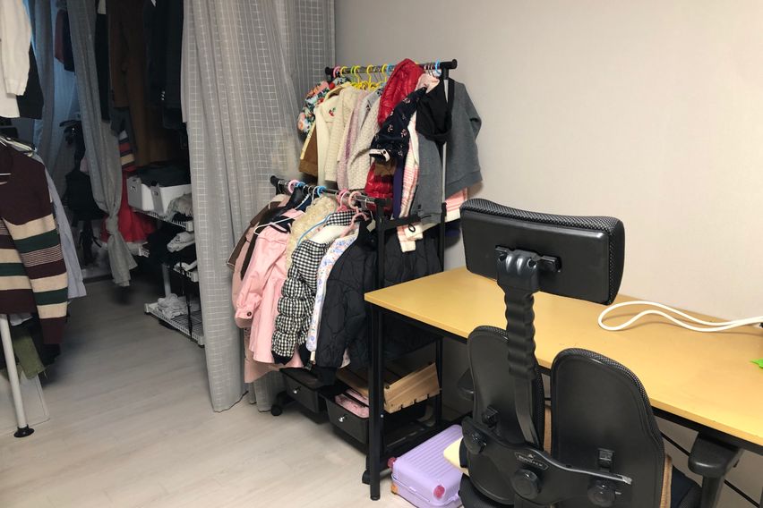 단독 화장실 & TV