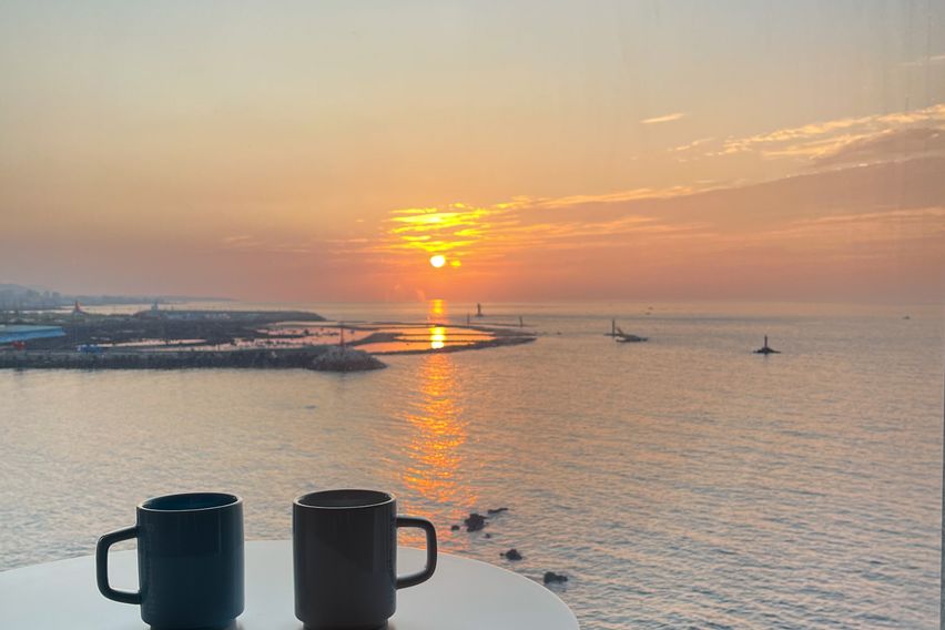 제주 바다뷰 감성 노을 4번째 이미지